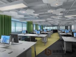 制作公司办公室装修设计的灰色空间|福田办公室装修